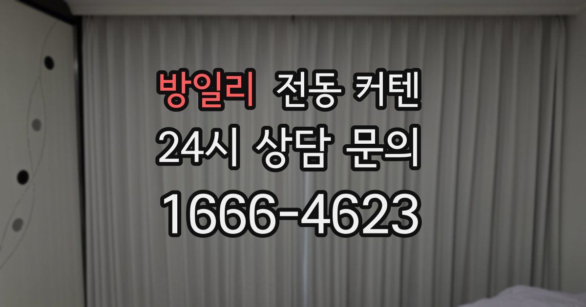 방일리 전동 커텐