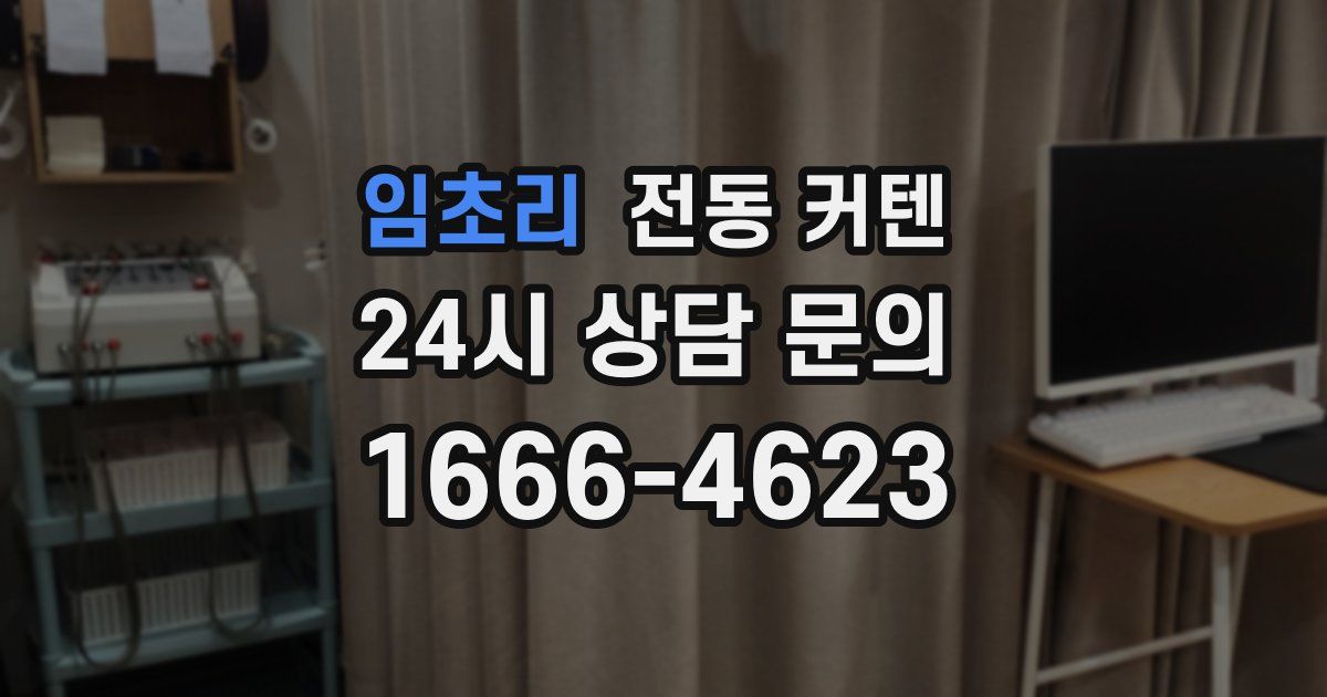 임초리 전동 커텐