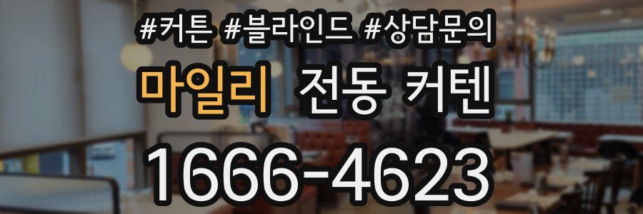 마일리 전동 커텐