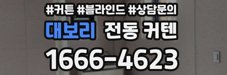대보리 전동 커텐