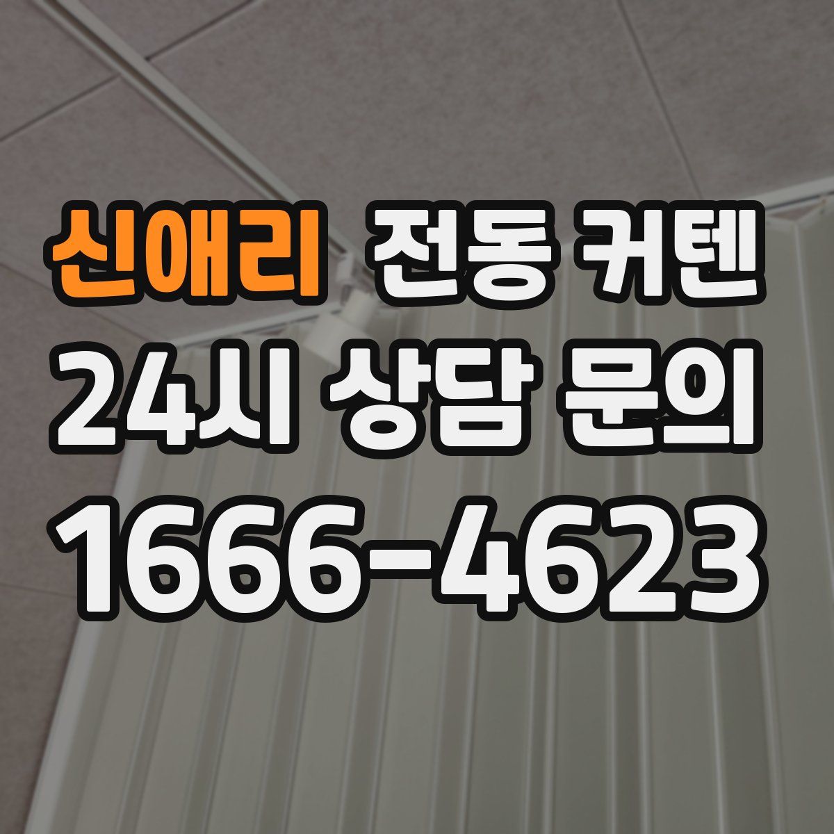 신애리 전동 커텐