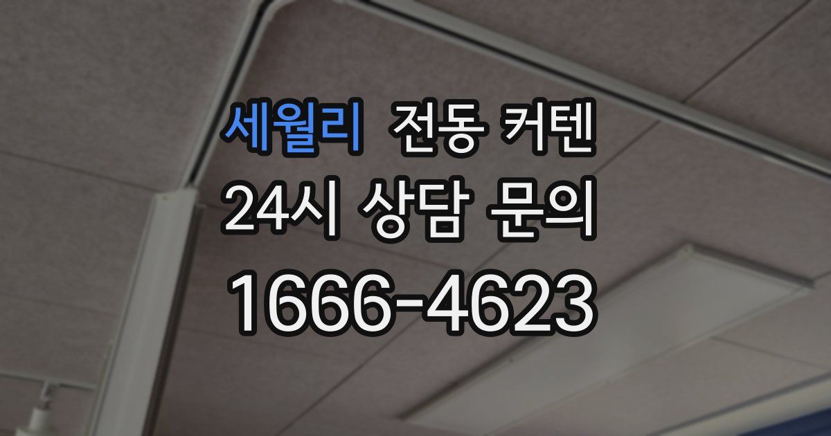 세월리 전동 커텐