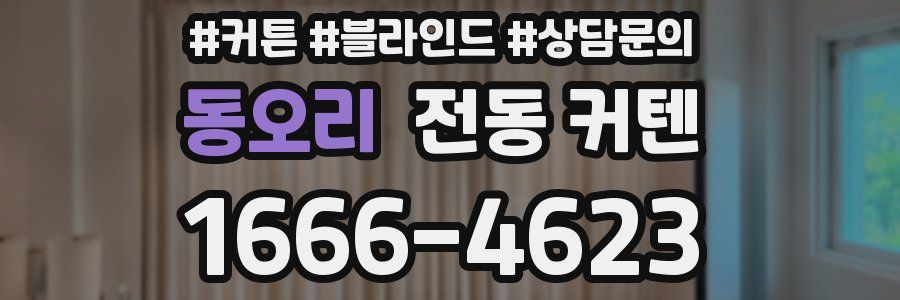 동오리 전동 커텐