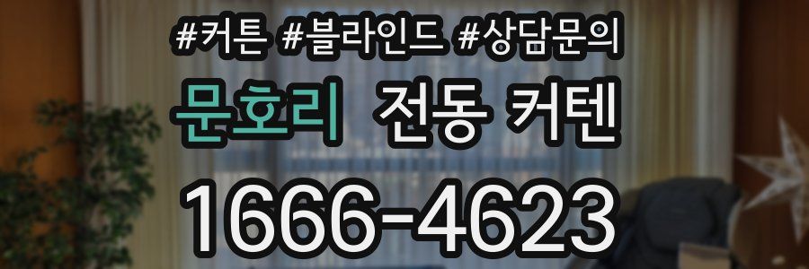 문호리 전동 커텐