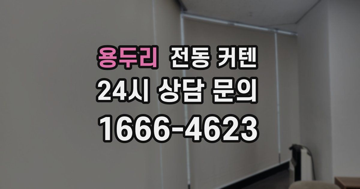 용두리 전동 커텐