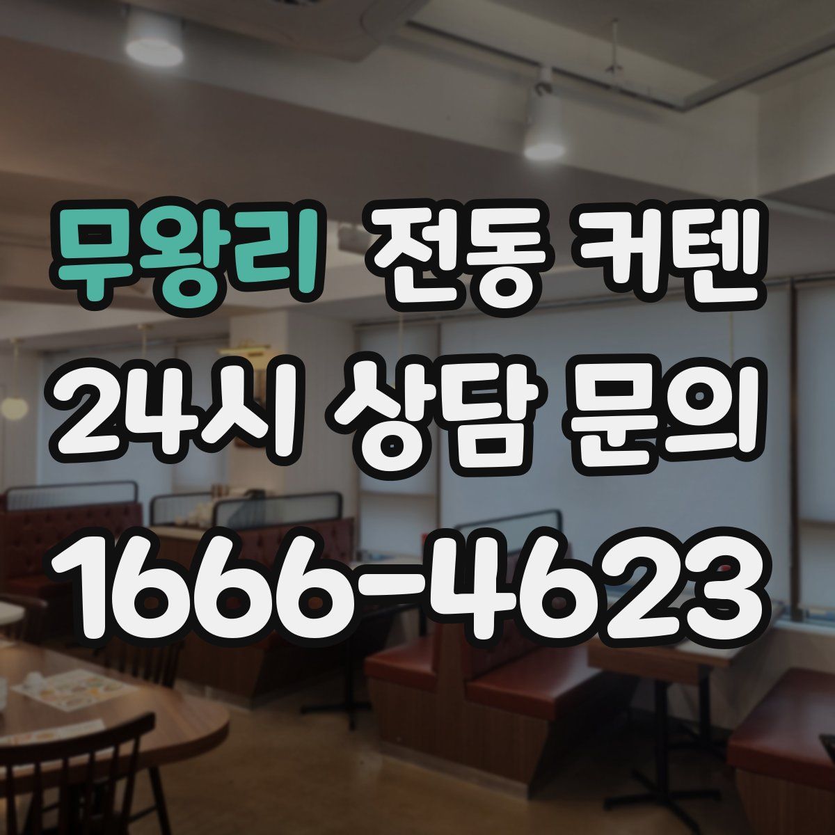무왕리 전동 커텐