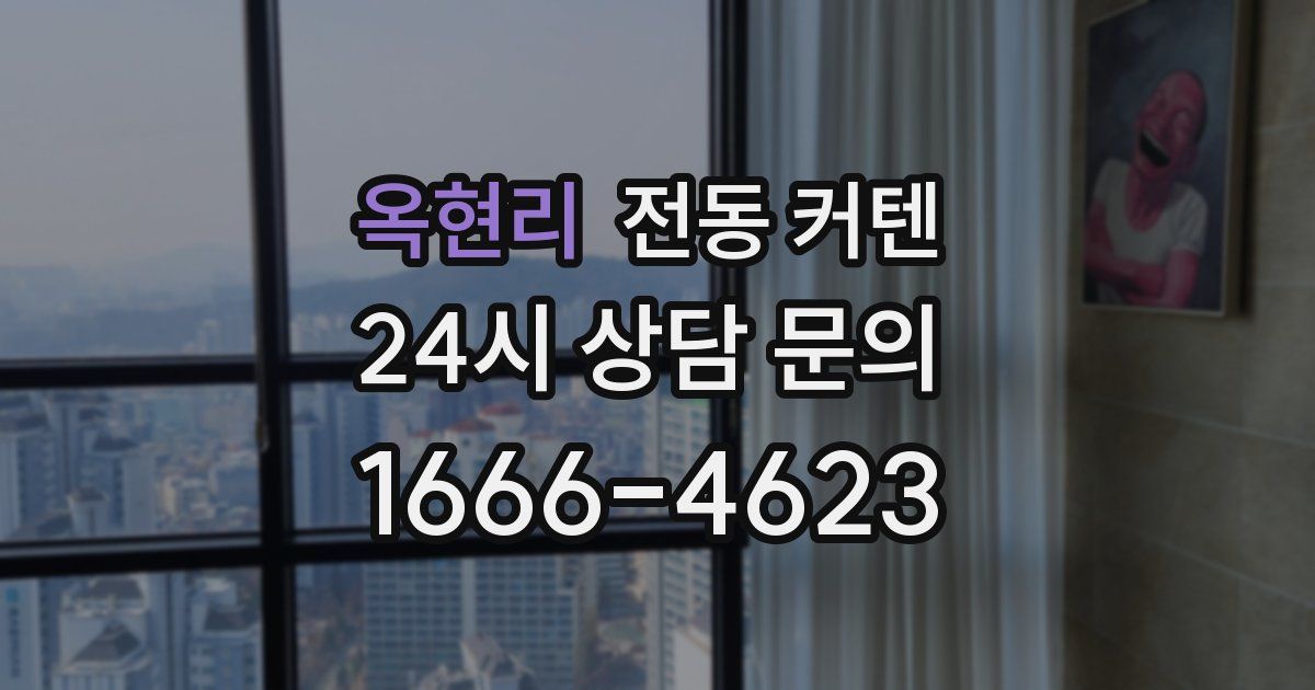 옥현리 전동 커텐