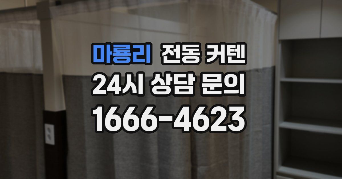마룡리 전동 커텐