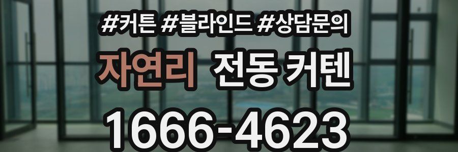 자연리 전동 커텐