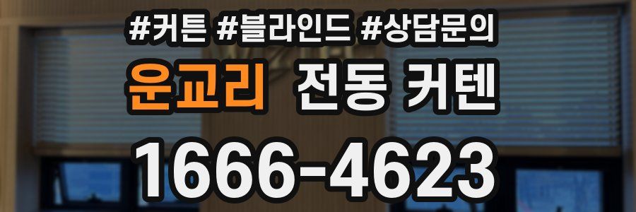 운교리 전동 커텐