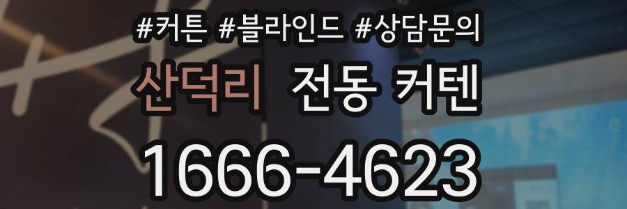 산덕리 전동 커텐