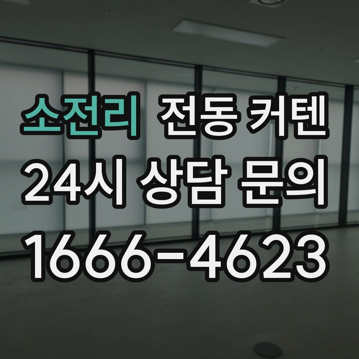소전리 전동 커텐