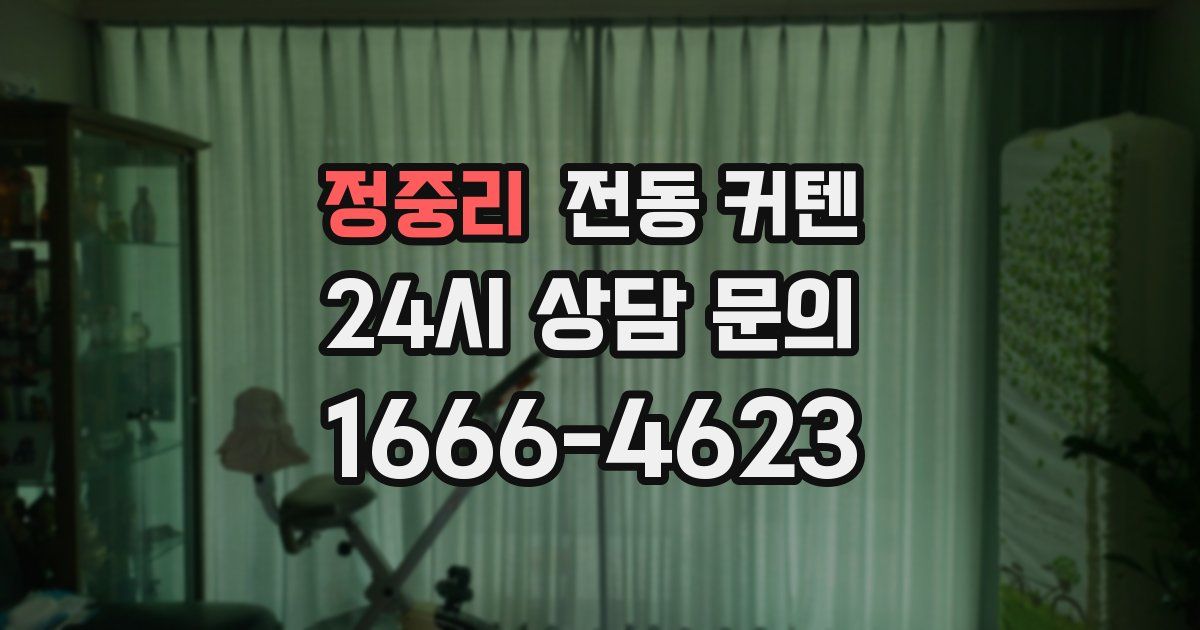 정중리 전동 커텐