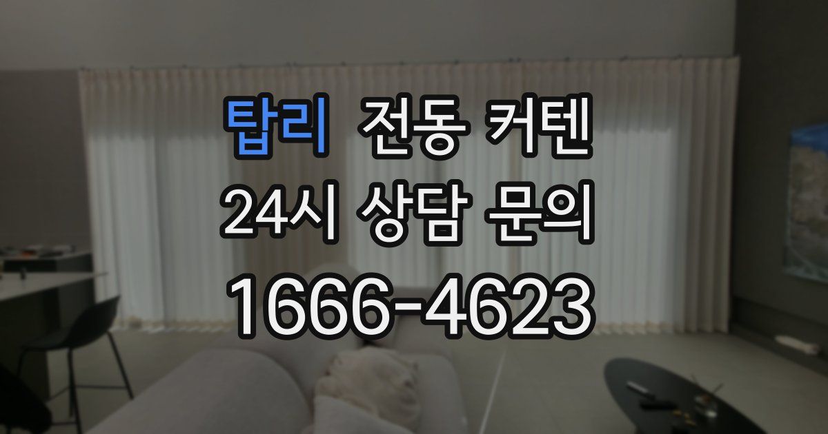 탑리 전동 커텐