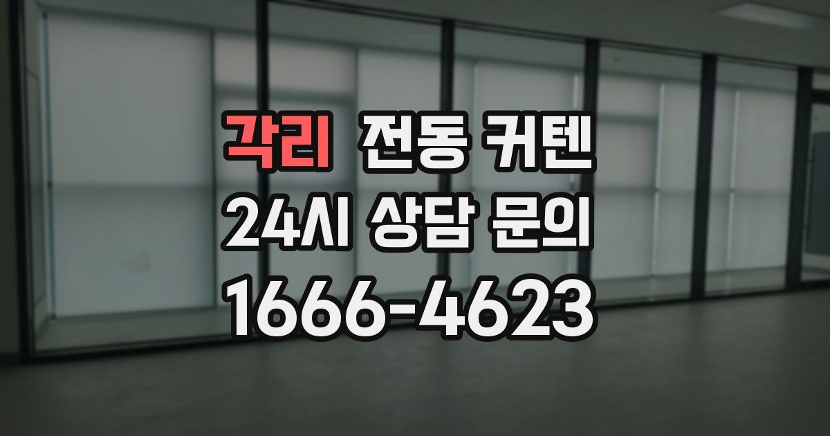 각리 전동 커텐