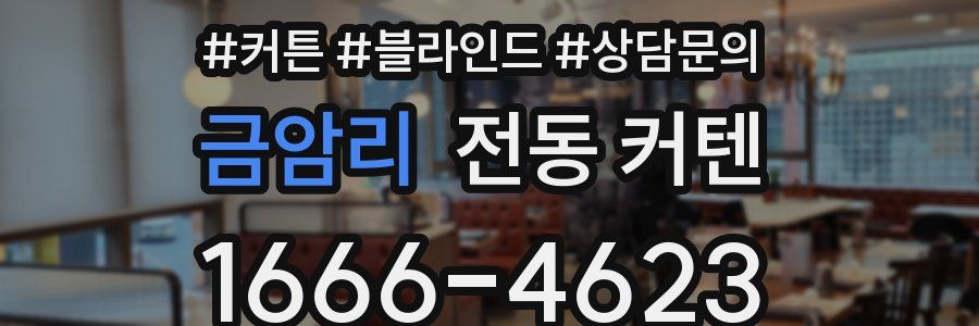 금암리 전동 커텐