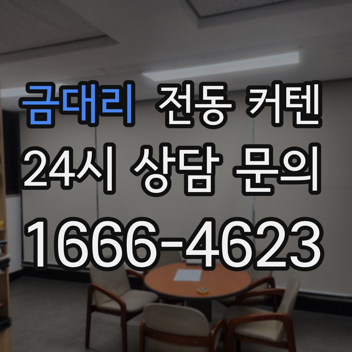 금대리 전동 커텐