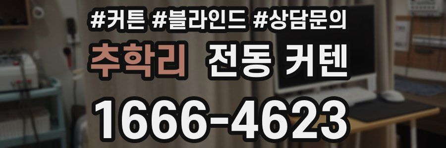 추학리 전동 커텐