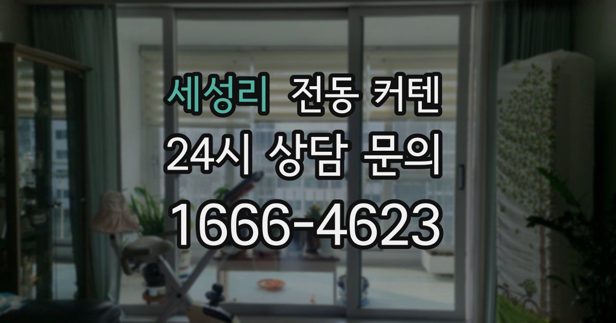 세성리 전동 커텐