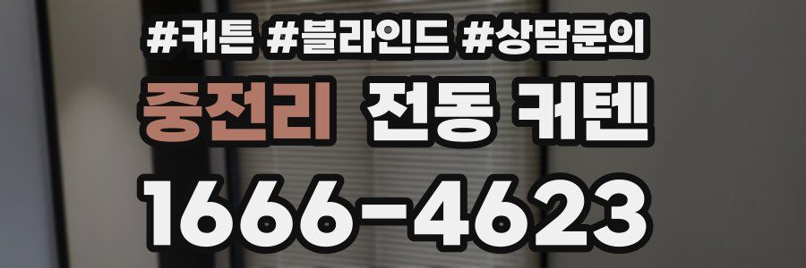 중전리 전동 커텐