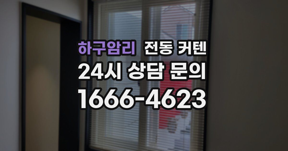 하구암리 전동 커텐