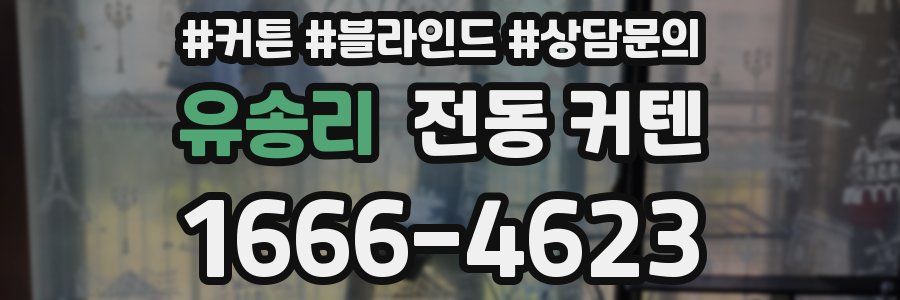 유송리 전동 커텐