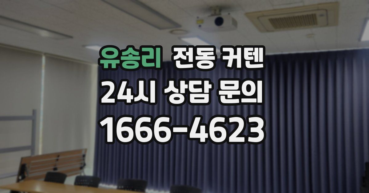 유송리 전동 커텐