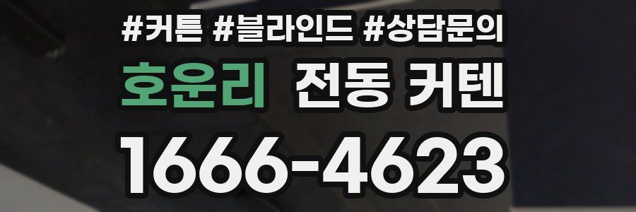 호운리 전동 커텐