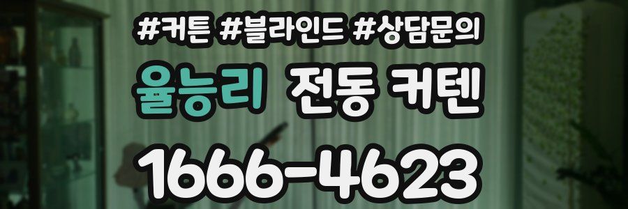 율능리 전동 커텐
