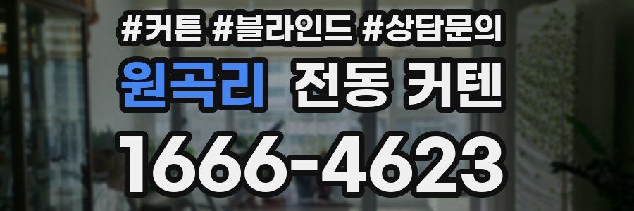 원곡리 전동 커텐