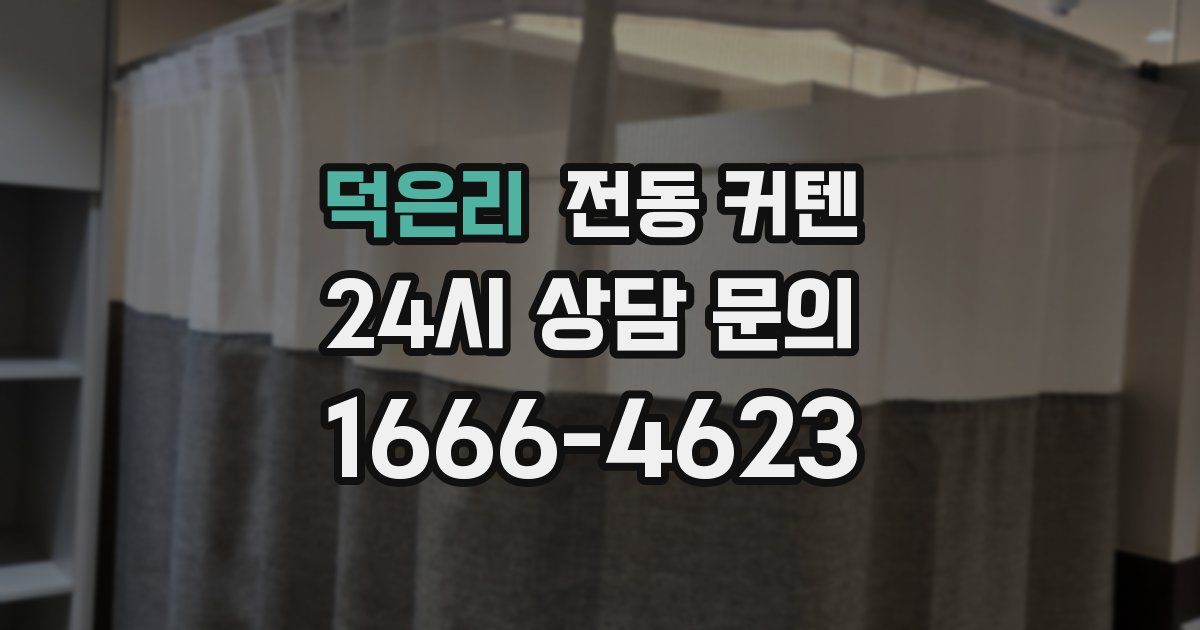 덕은리 전동 커텐