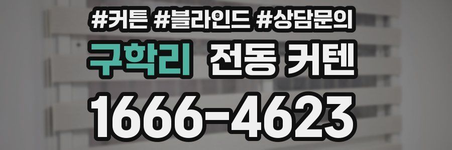 구학리 전동 커텐