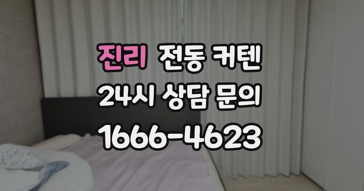 진리 전동 커텐