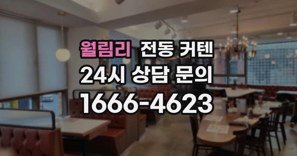 월림리 전동 커텐