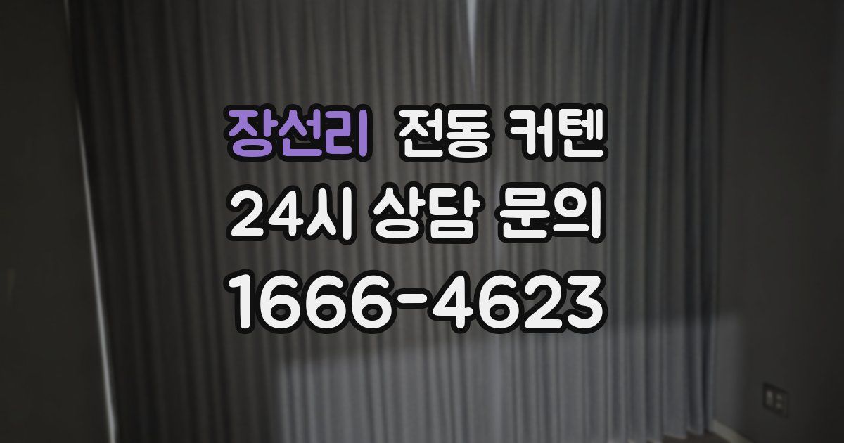 장선리 전동 커텐