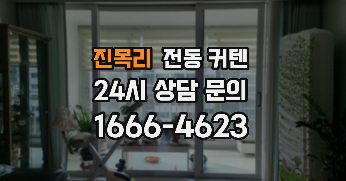진목리 전동 커텐