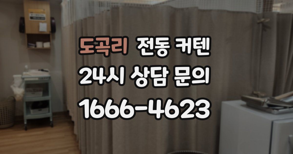 도곡리 전동 커텐