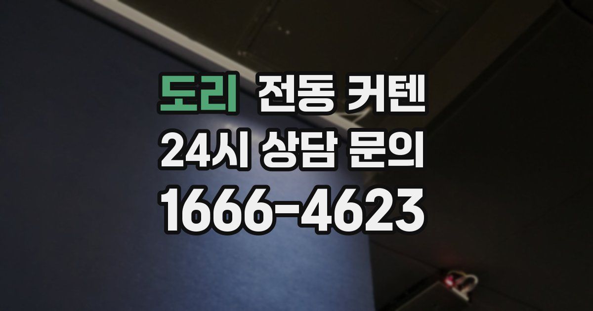 도리 전동 커텐