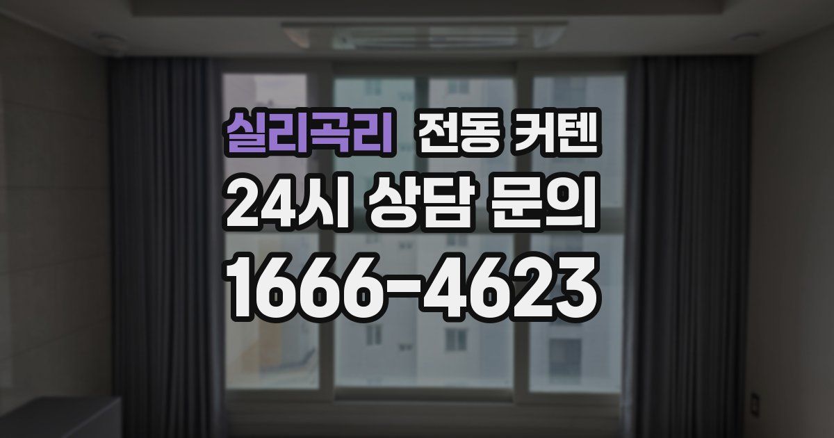 실리곡리 전동 커텐