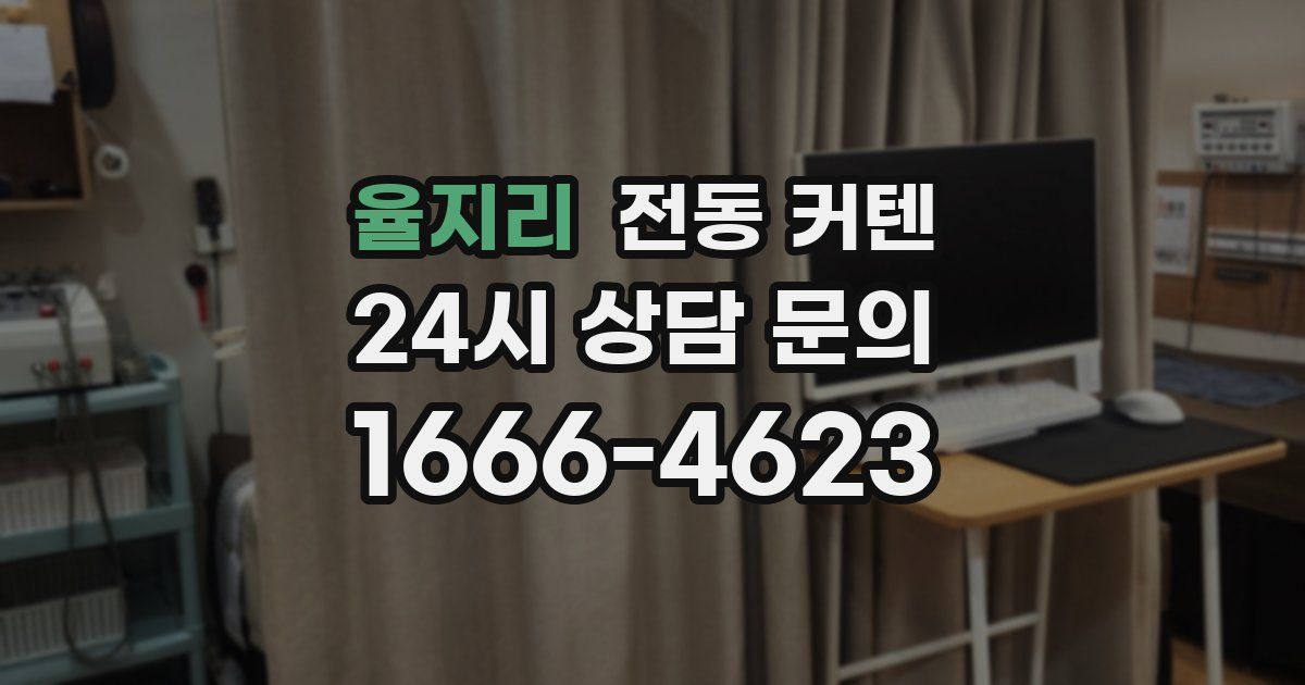 율지리 전동 커텐
