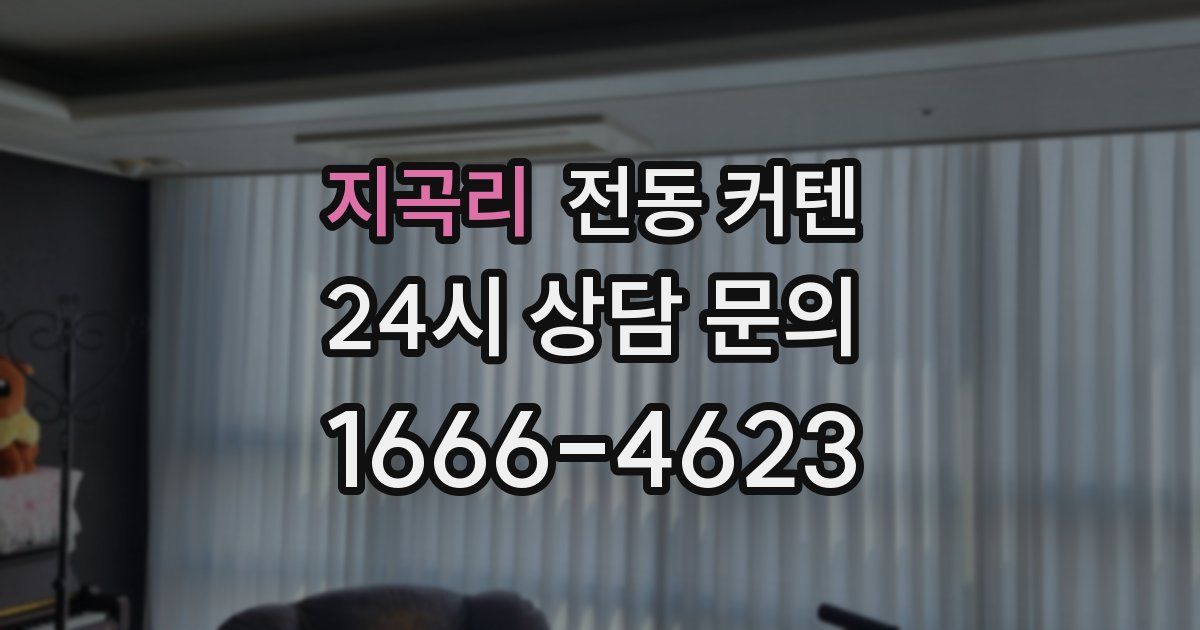 지곡리 전동 커텐