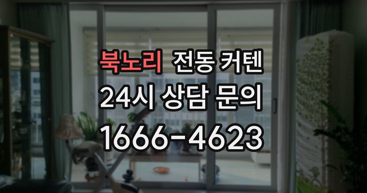 북노리 전동 커텐