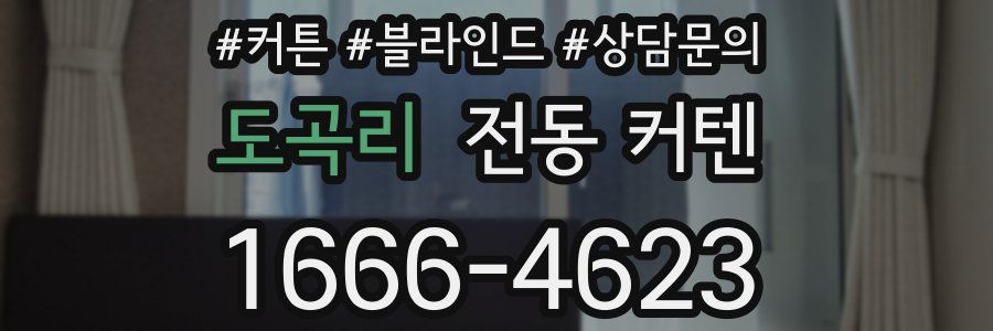 도곡리 전동 커텐
