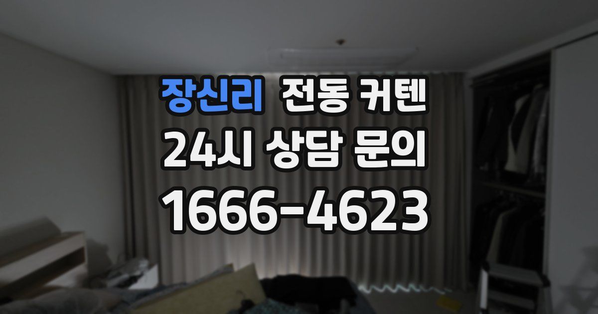 장신리 전동 커텐