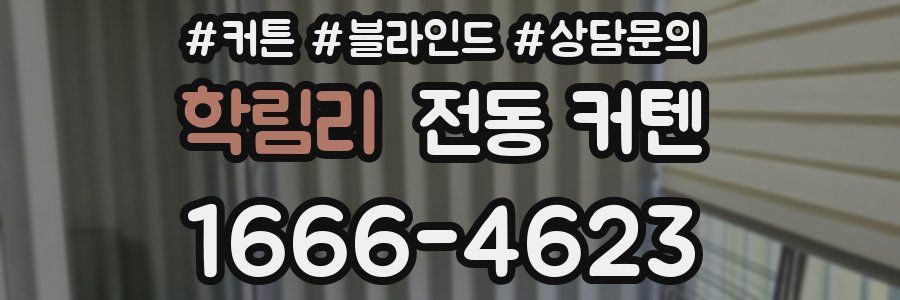 학림리 전동 커텐
