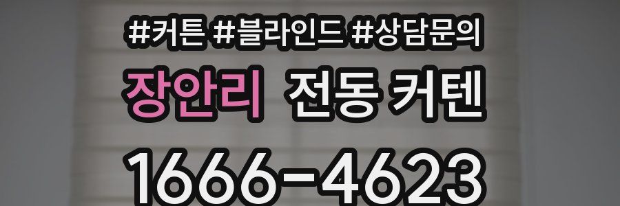 장안리 전동 커텐