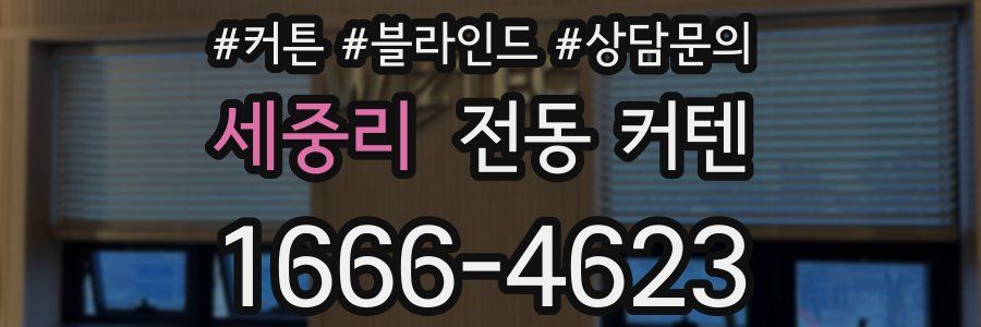 세중리 전동 커텐