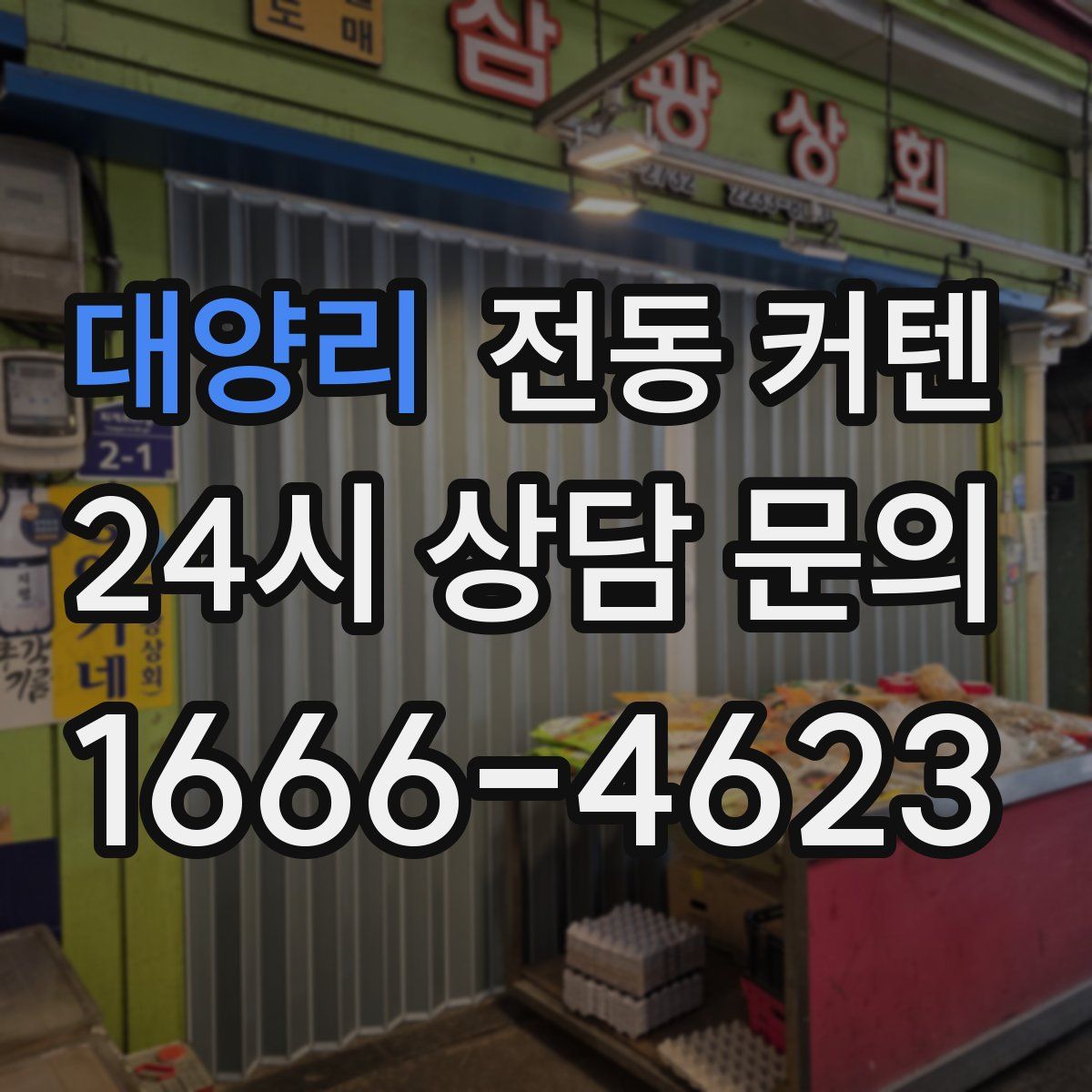 대양리 전동 커텐