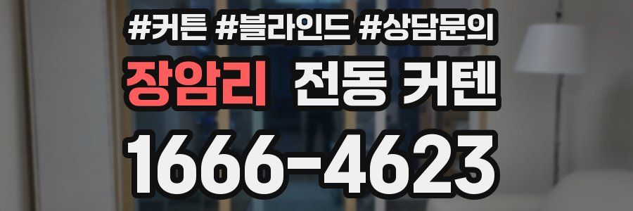 장암리 전동 커텐