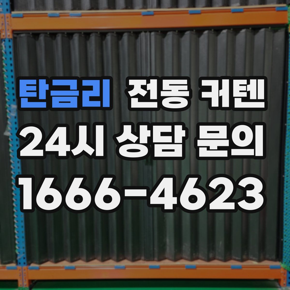 탄금리 전동 커텐